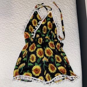 Sunflower romper